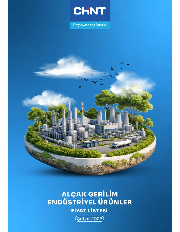 Chint Endüstriyel Ürünler Şubat 2026 Fiyat Listesi kapak görseli